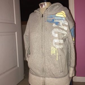 Hollister quarter-sleeve sweatshirt